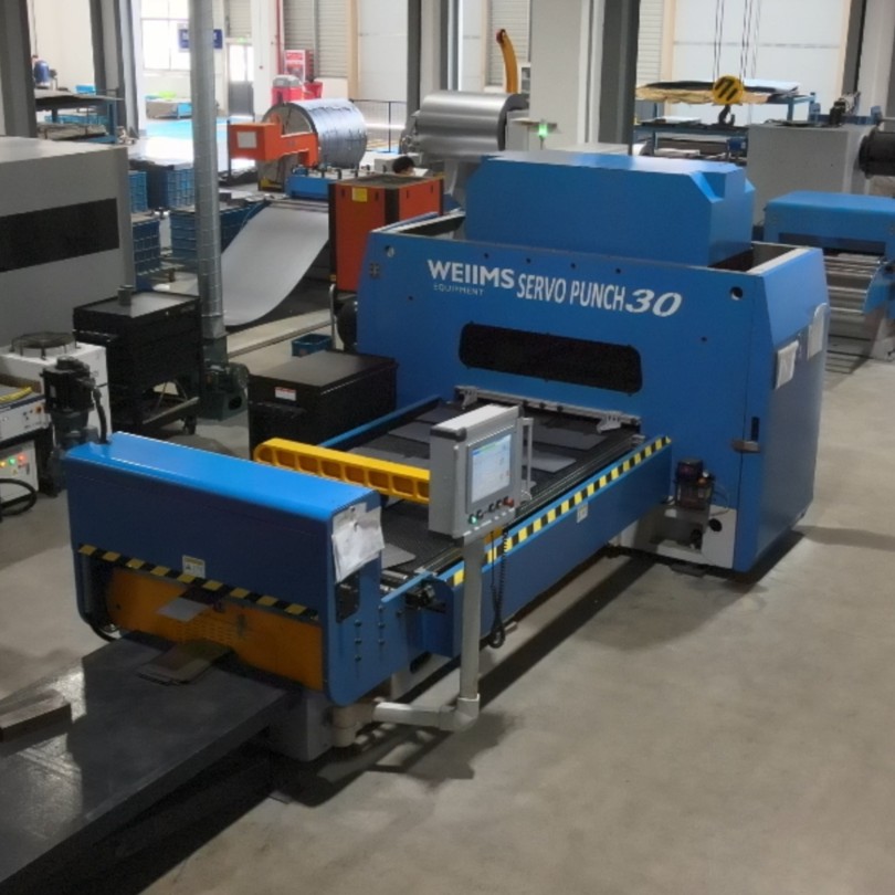 PC series CNC sheet metal flexible punching cutting production line